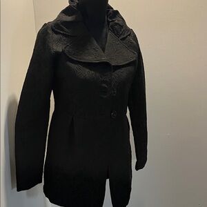 Sophisticated Black Women's Pea Coat